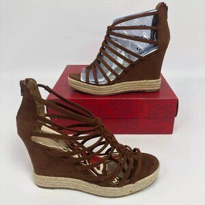 Carlos by Carlos Santana Womens Camilla Sandal Shoe Acorn Brown 9M